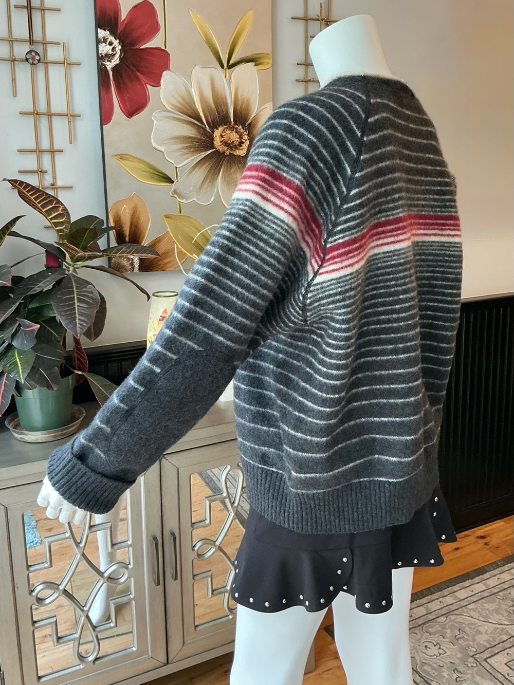 Timberland Wool Blend Womans Size MED Preppy Boho Festival Relaxed Fit Sweater - Picture 2 of 14